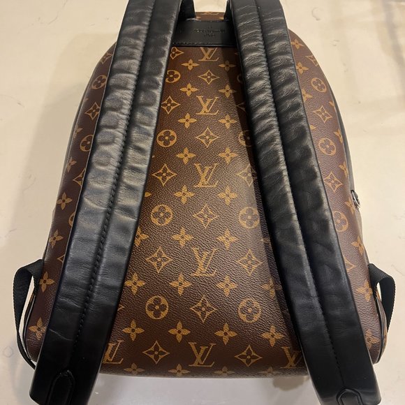 LOUIS VUITTON Monogram Macassar Josh Backpack Brown Black - Picture 6 of 7
